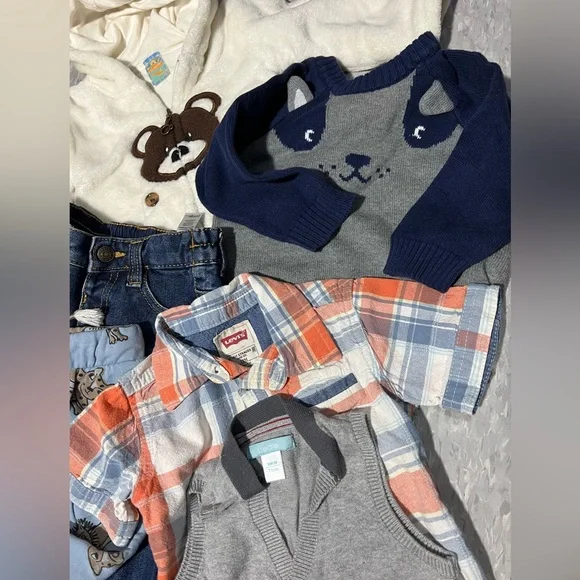 6-12 month boy pkg lined jeans - Picture 3 of 8